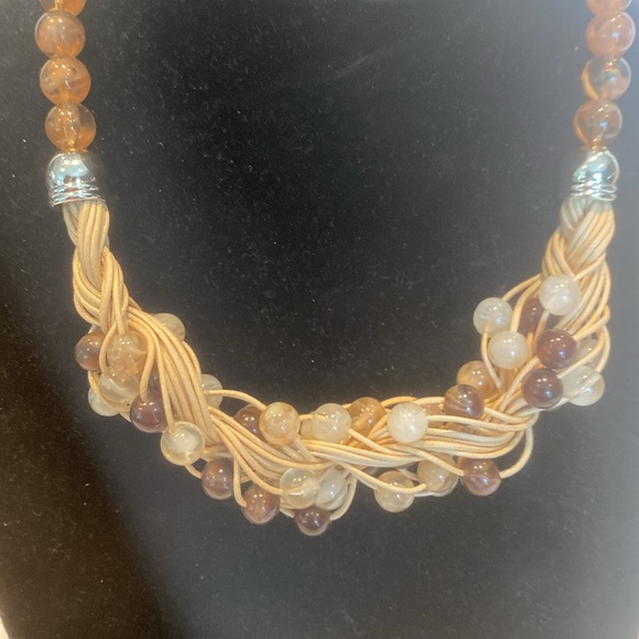 NWT Simply Fashion Beaded Necklace & Earring Set - Picture 2 of 5